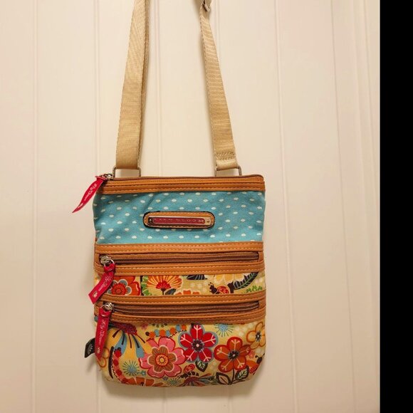 Lily Bloom Crossbody Floral Bag/Purse - Excellent Condition - Picture 1 of 9